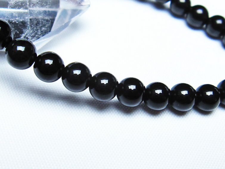 アゲート ブレスレット 6mm [t256-5399] 3枚目