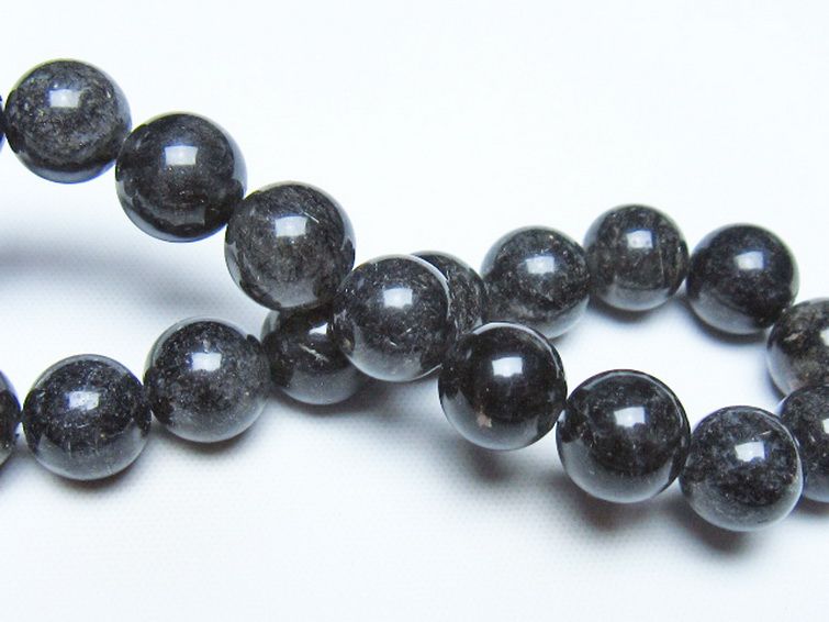 ブラックルチルクォーツ ブレスレット 10mm [t257-8327] 2枚目