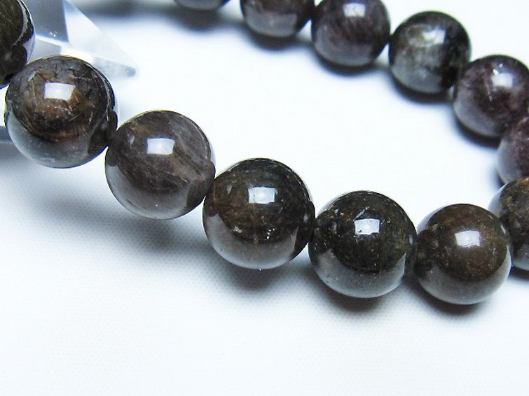 ブラックルチルクォーツ ブレスレット 12mm [t257-8342] 3枚目