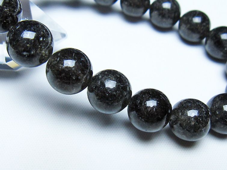 ブラックルチルクォーツ ブレスレット 11mm [t257-8351] 3枚目
