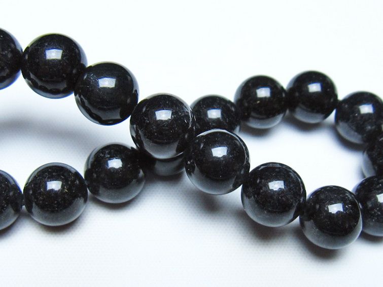 ブラックルチルクォーツ ブレスレット 10mm [t257-8462] 2枚目