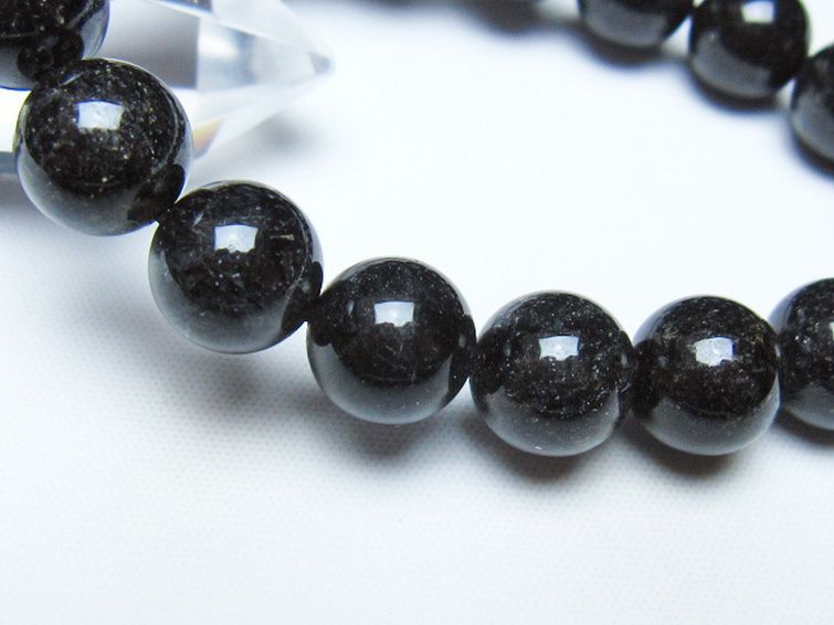 ブラックルチルクォーツ ブレスレット 11mm [t257-8473] 3枚目