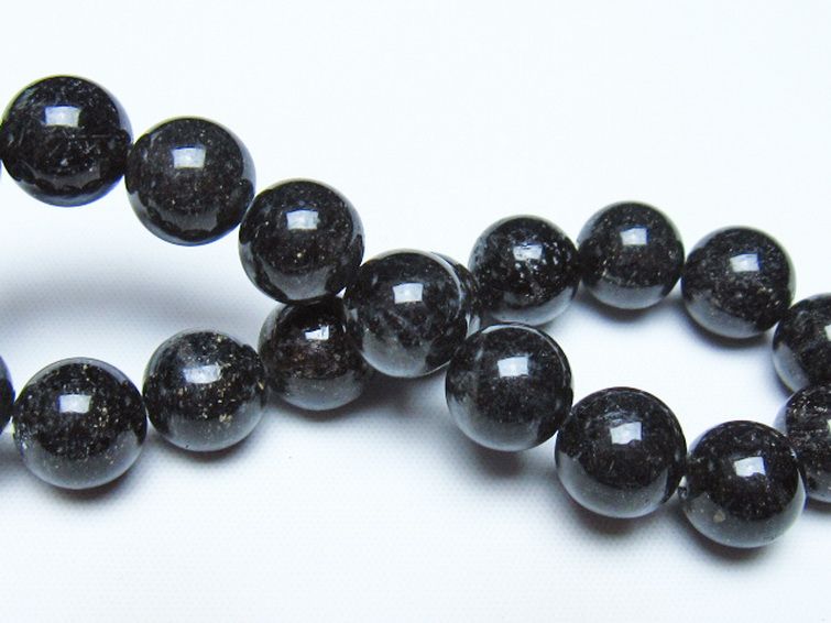 ブラックルチルクォーツ ブレスレット 11mm [t257-8474] 2枚目