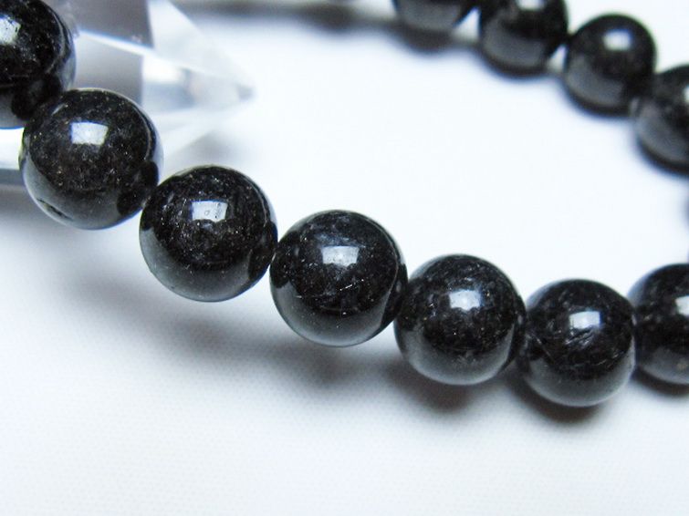 ブラックルチルクォーツ ブレスレット 11mm [t257-8474] 3枚目