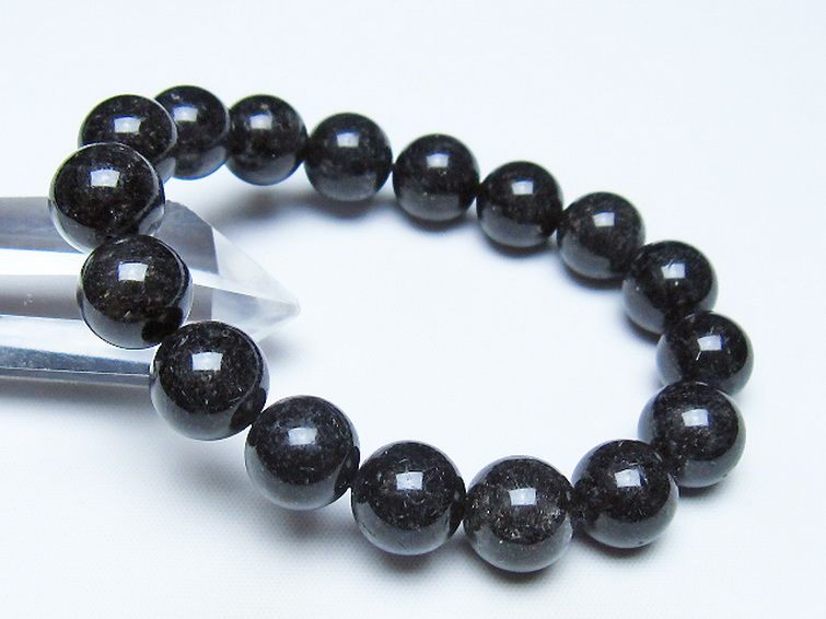 ブラックルチルクォーツ ブレスレット 12mm [t257-8510] 1枚目