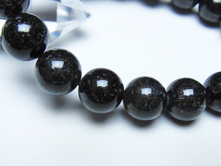 ブラックルチルクォーツ ブレスレット 12mm [t257-8516] 3枚目