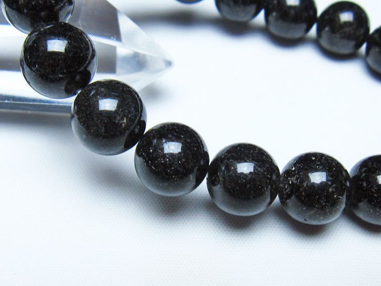 ブラックルチルクォーツ ブレスレット 12mm [t257-8518] 3枚目