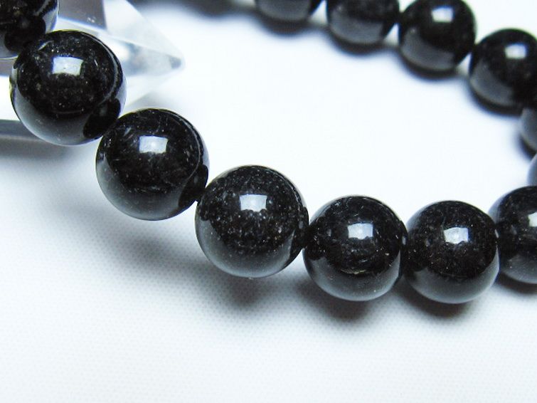 ブラックルチルクォーツ ブレスレット 11mm [t257-8525] 3枚目