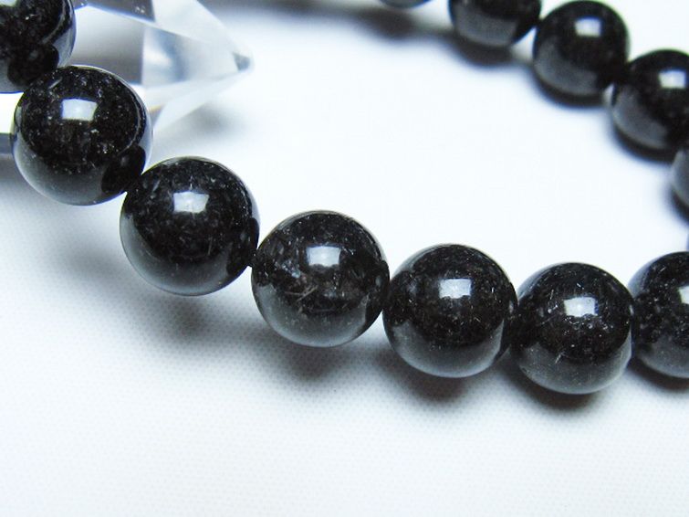 ブラックルチルクォーツ ブレスレット 11mm [t257-8526] 3枚目