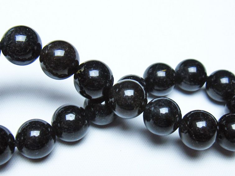 ブラックルチルクォーツ ブレスレット 10mm [t257-8540] 2枚目