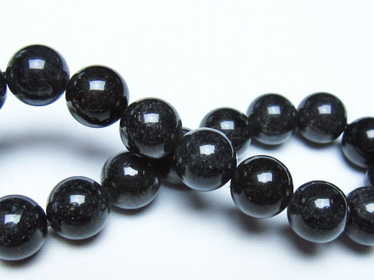 ブラックルチルクォーツ ブレスレット 10mm [t257-8544] 2枚目