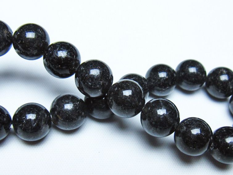 ブラックルチルクォーツ ブレスレット 10mm [t257-8547] 2枚目