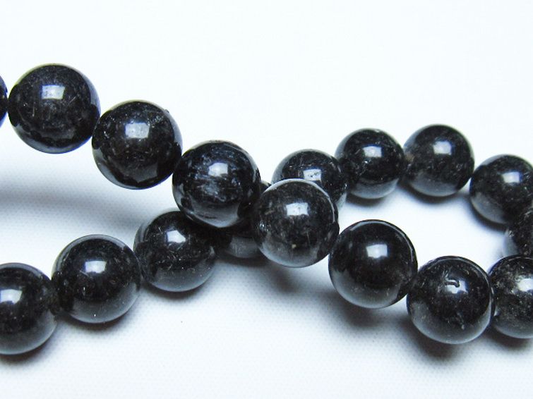 ブラックルチルクォーツ ブレスレット 10mm [t257-8549] 2枚目