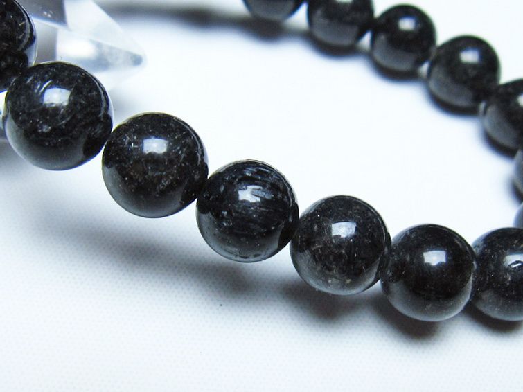 ブラックルチルクォーツ ブレスレット 10mm [t257-8549] 3枚目