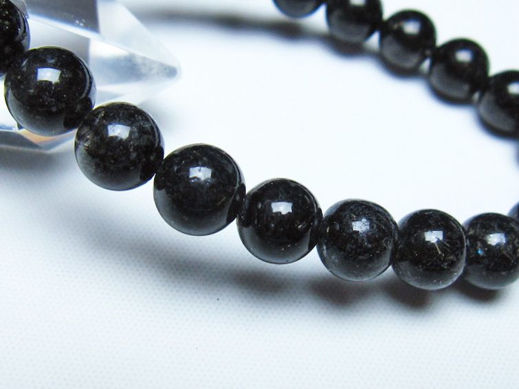 ブラックルチルクォーツ ブレスレット 8mm [t257-8552] 3枚目