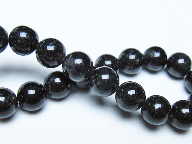 ブラックルチルクォーツ ブレスレット 10mm [t257-8565] 2枚目