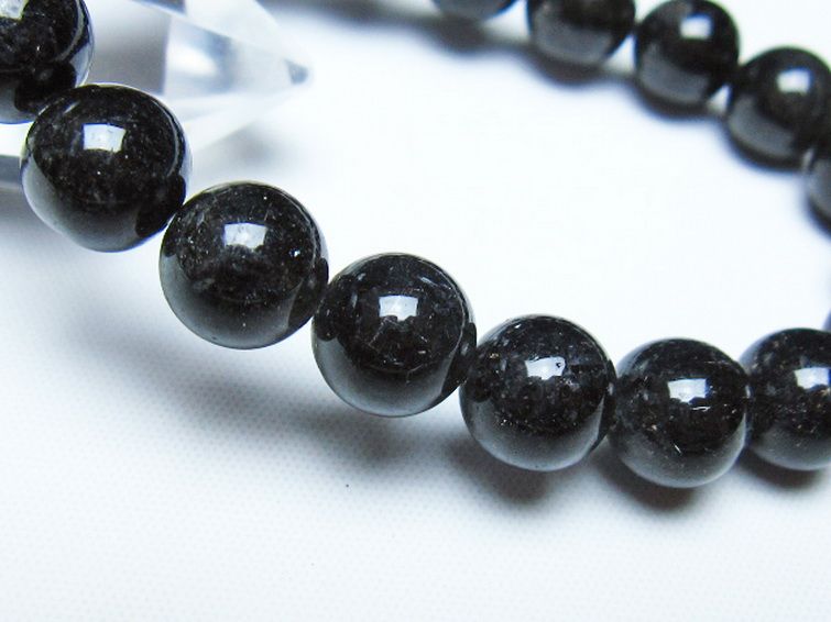 ブラックルチルクォーツ ブレスレット 10mm [t257-8565] 3枚目