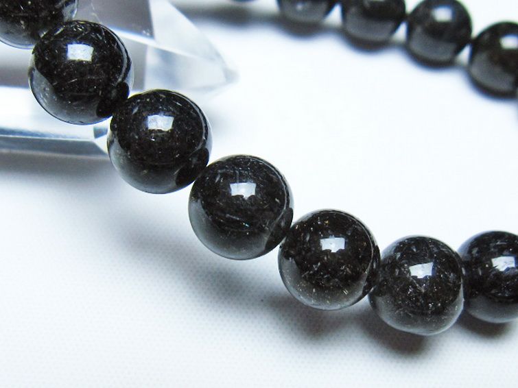 ブラックルチルクォーツ ブレスレット 10mm [t257-8566] 3枚目