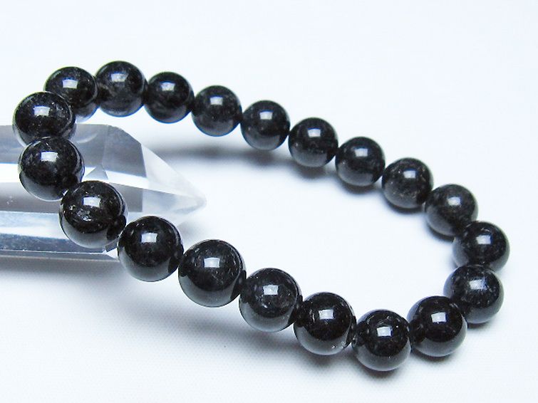 ブラックルチルクォーツ ブレスレット 10mm [t257-8568] 1枚目