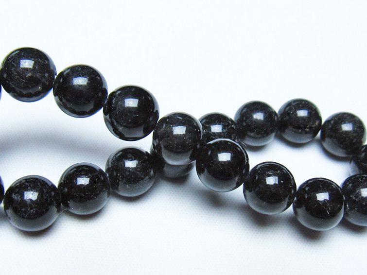 ブラックルチルクォーツ ブレスレット 10mm [t257-8568] 2枚目