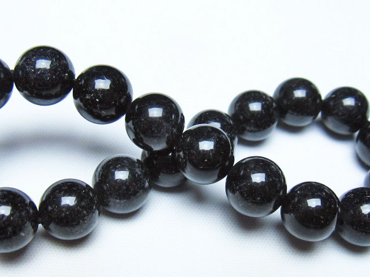 ブラックルチルクォーツ ブレスレット 10mm [t257-8571] 2枚目
