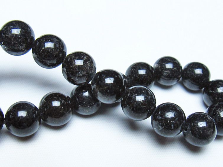 ブラックルチルクォーツ ブレスレット 10mm [t257-8574] 2枚目
