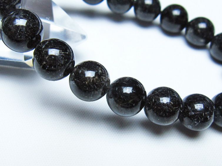 ブラックルチルクォーツ ブレスレット 10mm [t257-8574] 3枚目
