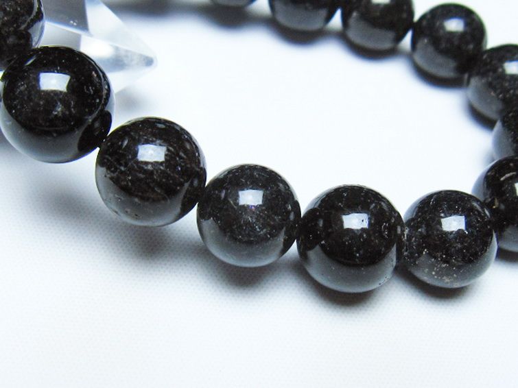 ブラックルチルクォーツ ブレスレット 12mm [t257-8577] 3枚目