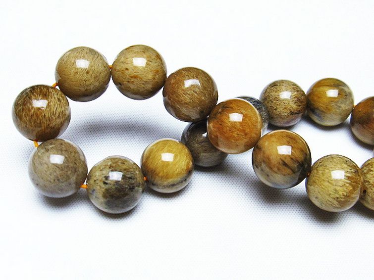 ルチルインアゲート ブレスレット 12mm [T258-1948] 2枚目