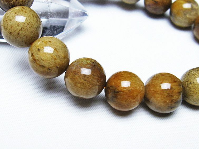 ルチルインアゲート ブレスレット 12mm [T258-1948] 3枚目