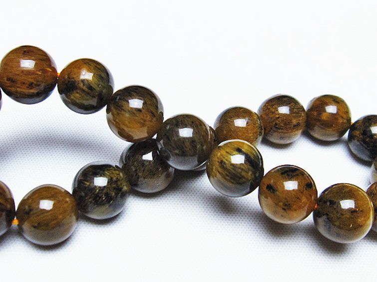 ルチルインアゲート ブレスレット 10mm [T258-1958] 2枚目