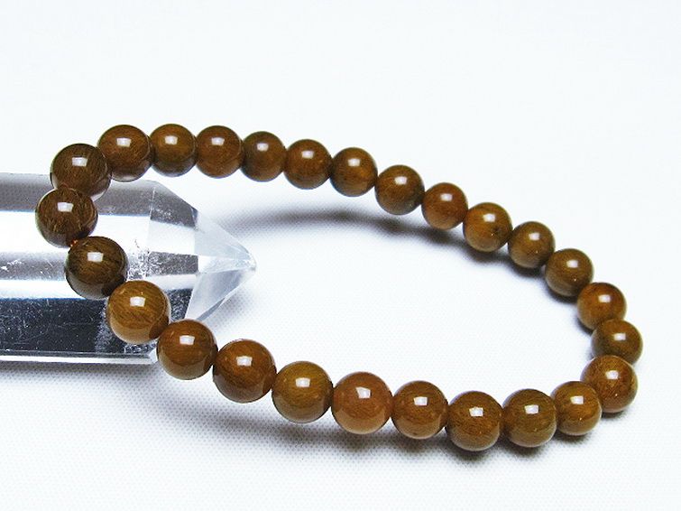 ルチルインアゲート ブレスレット 7mm [T258-1961] 1枚目