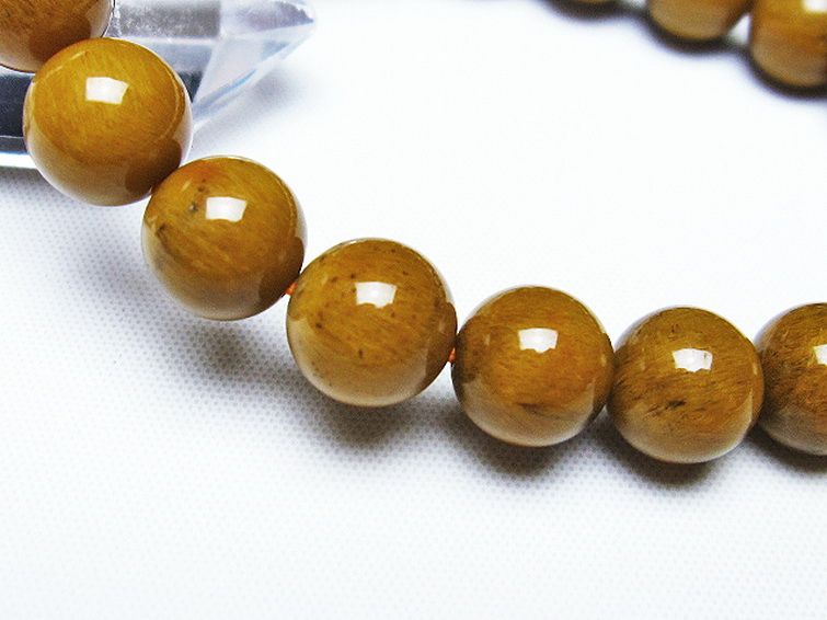 ルチルインアゲート ブレスレット 10mm [T258-1968] 3枚目