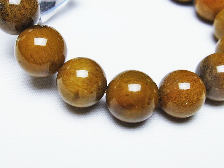 ルチルインアゲート ブレスレット 13mm [T258-1972] 3枚目