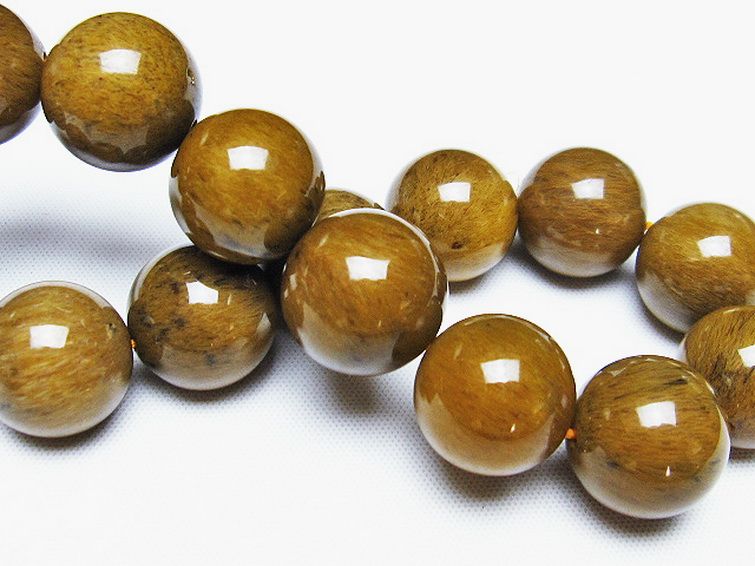 ルチルインアゲート ブレスレット 15mm [T258-1978] 2枚目