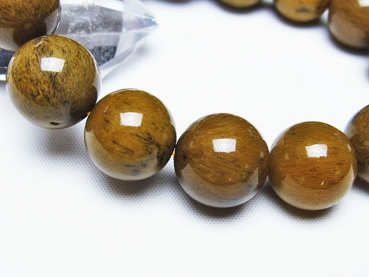 ルチルインアゲート ブレスレット 15mm [T258-1978] 3枚目