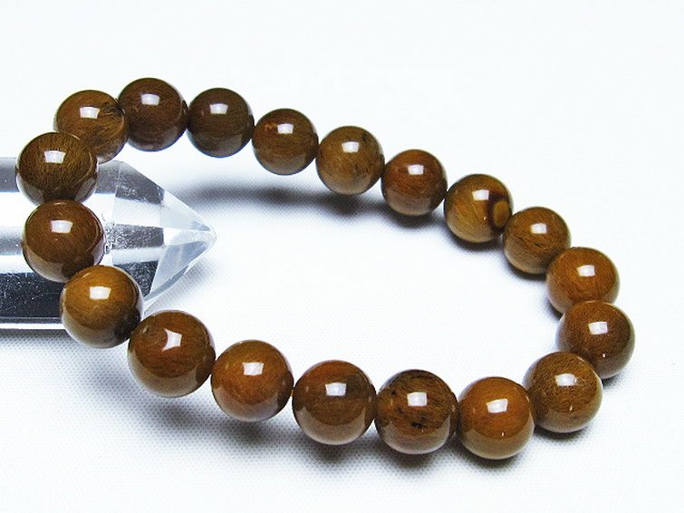 ルチルインアゲート ブレスレット 11mm [T258-1989] 1枚目