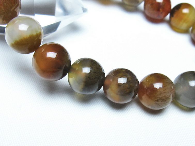 ルチルインアゲート ブレスレット 10mm [t258-2118] 3枚目