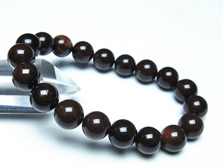 ルチルインアゲート ブレスレット 11mm [t258-2152] 1枚目