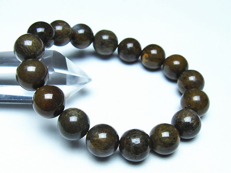 ルチルインアゲート ブレスレット 12mm [t258-2157] 1枚目