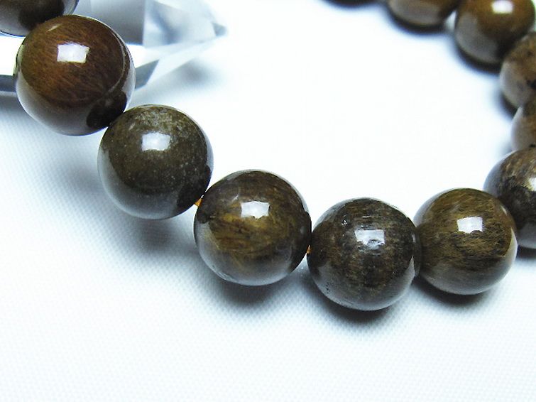 ルチルインアゲート ブレスレット 12mm [t258-2157] 3枚目