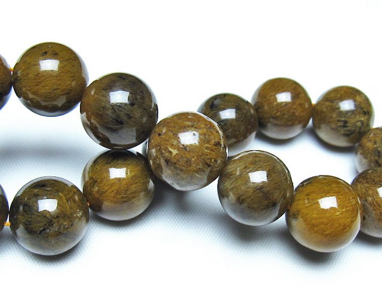 ルチルインアゲート ブレスレット 13mm [t258-2160] 2枚目