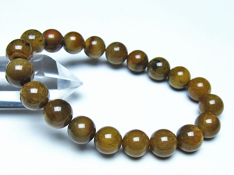 ルチルインアゲート ブレスレット 11mm [t258-2177] 1枚目