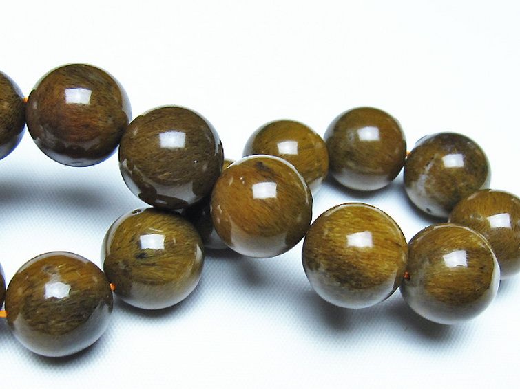 ルチルインアゲート ブレスレット 14mm [t258-2183] 2枚目