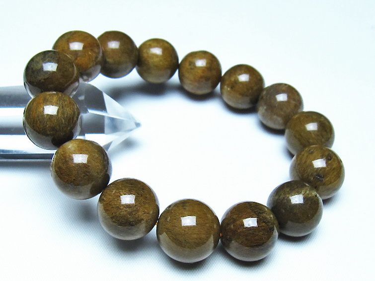 ルチルインアゲート ブレスレット 15mm [t258-2188] 1枚目