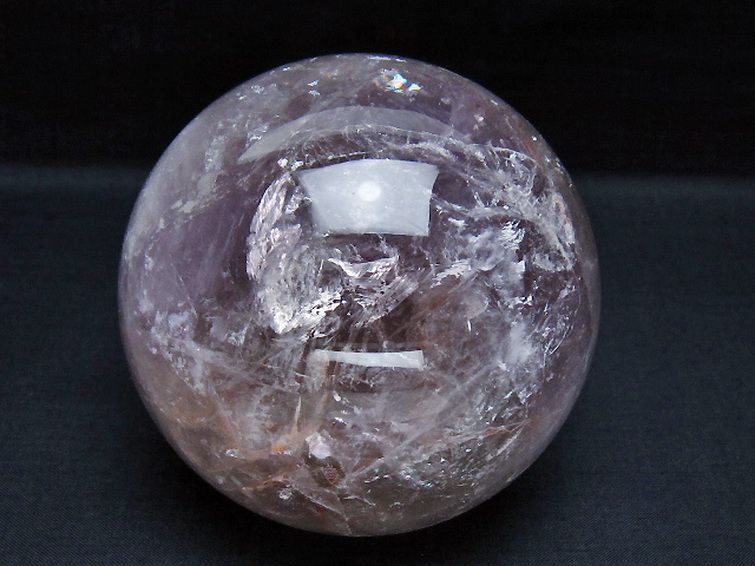 1.3Kg アメジスト 丸玉 96mm [T259-13219] 1枚目