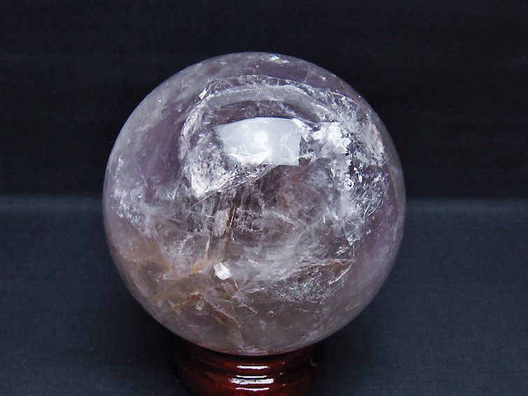 1.3Kg アメジスト 丸玉 96mm [T259-13219] 3枚目