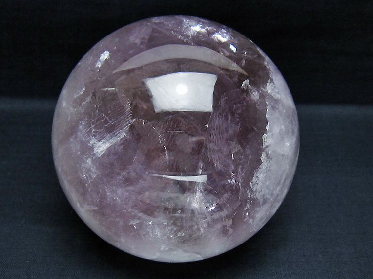 1.9Kg アメジスト 丸玉 115mm [t259-13368] 1枚目