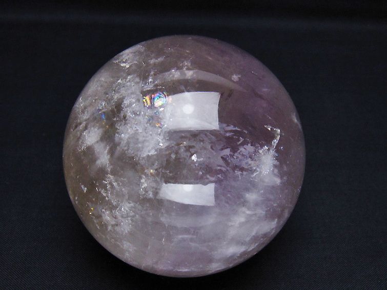 アメジスト 丸玉 72mm [t259-13403] 1枚目