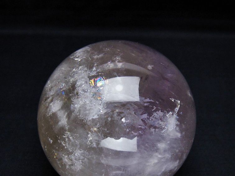 アメジスト 丸玉 72mm [t259-13403] 2枚目